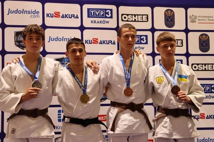 Judocas de Azerbaiyán en un torneo internacional en Polonia