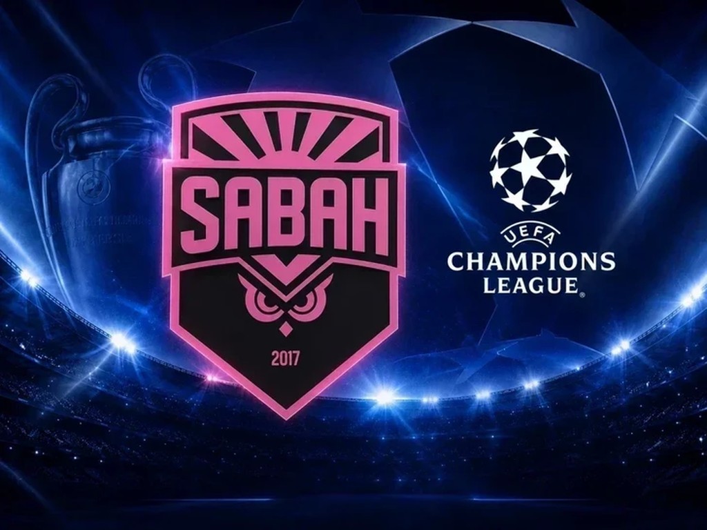 Imagen del enfrentamiento entre Sabah y Barcelona en la Champions League