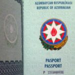 Pasaporte de Azerbaiyán abierto