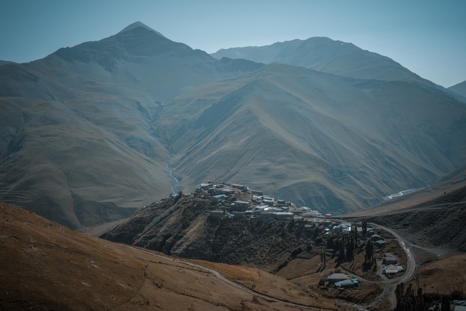 Paisajes y arquitectura de Xınalıq, Azerbaiyán