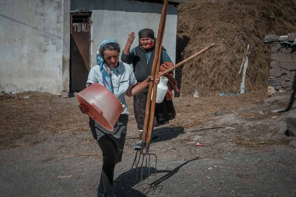 Paisajes y arquitectura de Xınalıq, Azerbaiyán