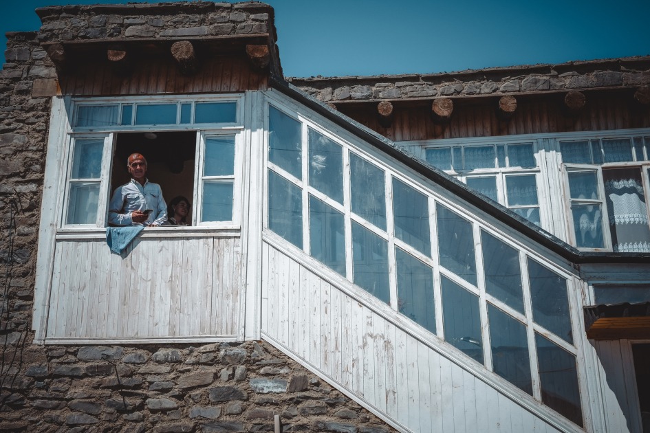 Paisajes y arquitectura de Xınalıq, Azerbaiyán